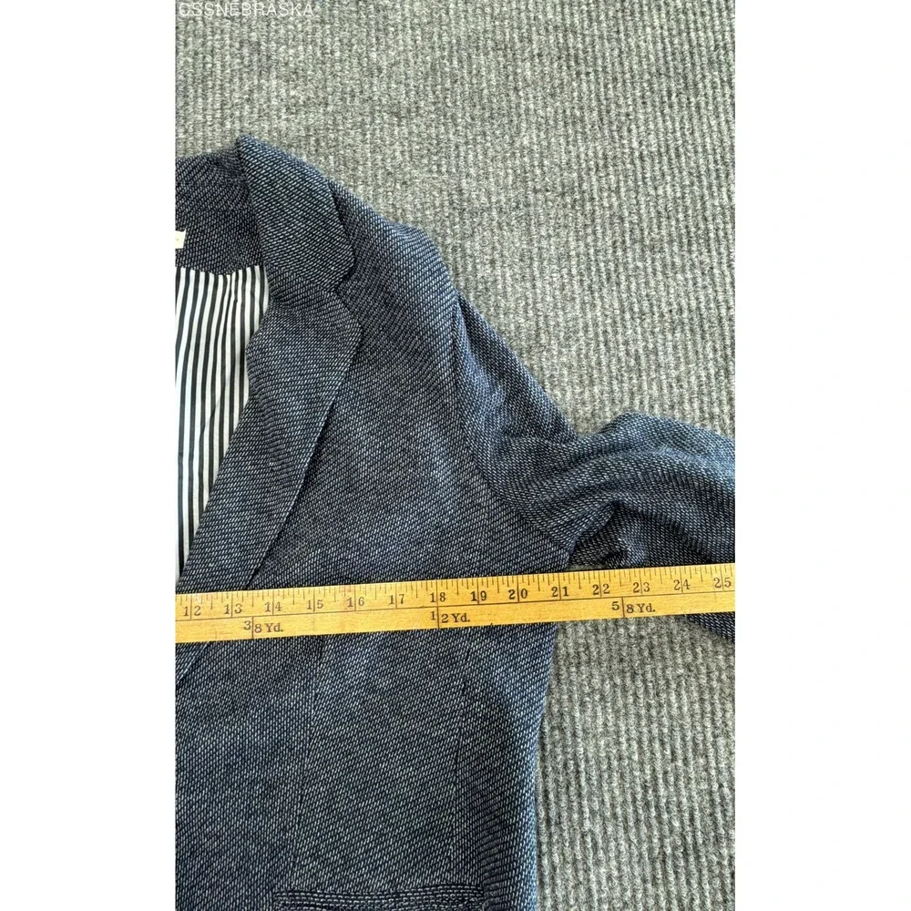 Cato Blue Women's Navy Blue Blazer Suit Jacket Business Casual Button Front - L